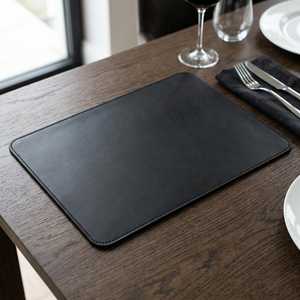 Set de Napperons de Table Personnalisés en Cuir Véritable, Résistants à la Chaleur et Imperméables, en Cuir de Vachette Authentique, pour Décoration de Table à Manger LPM-0140 - Product Image 3