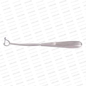 Cureta Curva Adenoides Barnhill, Tamaño Infantil, 6 mm de Diámetro, Longitud Total (22 cm), Acero Inoxidable, Instrumento Quirúrgico ORL, Vaslcare - Product Image 3