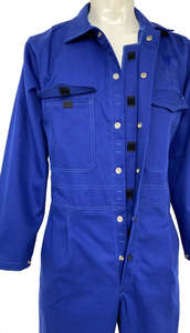 Combinaison de sécurité industrielle bleu roi et orange, vêtement de travail intégral, haute visibilité, combinaison de protection pour l'ingénierie - Product Image 2