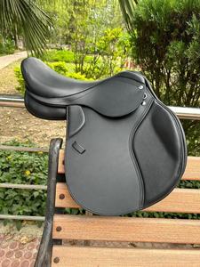 Ensemble de selle d'équitation anglaise en cuir synthétique noir, très vendu, pour dressage/saut d'obstacles tout usage, design durable et confortable, personnalisable - Product Image 2