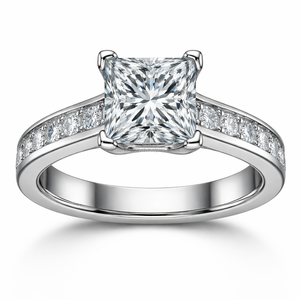 Igi/gia Lab เติบโตวินเทจ14K ทองแต่งงาน/หมั้นแหวนเพชรตัดดี unisex แหวนสำหรับงานเลี้ยงครบรอบ - Product Image 1