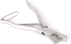 Pince à marquer les oreilles de chèvre en acier inoxydable, double forme en V, outil d'identification du bétail, équipement vétérinaire réutilisable - Product Image 2
