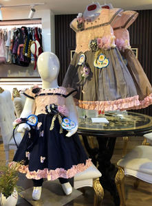 pink Top Cotton Fancy Design Party Dress With Hairband Amazing Quality Fancy Design Dress - Product Image 6