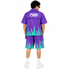 Conjunto de Chaqueta Cortavientos y Pantalones Cortos con Patrón Sólido OEM, Ligero, Transpirable, Ecológico, de Secado Rápido, para Entrenamiento Deportivo y Actividades al Aire Libre - Product Image 3