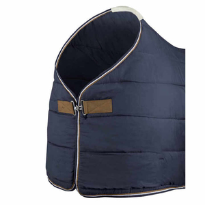 Manta Impermeable para Caballo con Cuello Alto, 3 Correas para las Patas, Doble Cierre Frontal en el Pecho, Gran Solapa para la Cola, Uso Invernal, Ripstop 600D - Product Image 3