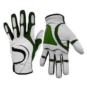 Gant de golf en cuir véritable respirant, léger et souple, antidérapant, blanc et violet, avec boucle, logo personnalisé, pour usage extérieur - Product Image 6