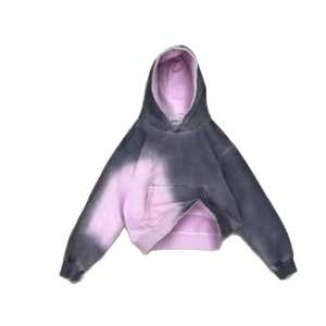 Sweat à capuche mi-long pour homme, coupe ample, motif cœur uni, en polyester/coton, style gothique, sportif, écologique, collection automne - Product Image 4