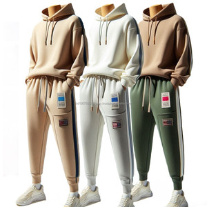 Ensemble Décontracté pour Homme Sweat à Capuche et Pantalon de Survêtement Séchage Rapide en Molleton de Coton Jogging Sportif Derniers Styles Vente en Gros OEM - Product Image 3