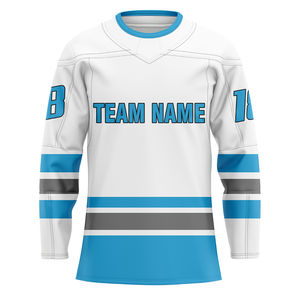 Jersey de Hockey sobre Hielo Personalizado, 100% Poliéster, Bordado o Sublimación, Unisex, Directo de Fábrica OEM - Product Image 2