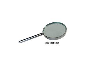 Loupe à œil en verre de haute qualité avec poignée (finition nickelée) 3 pouces pour outils de fabrication de bijoux - Product Image 3