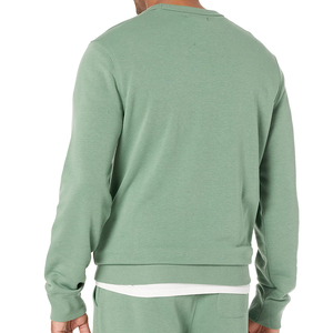 Sweat-shirt pour homme à coupe confortable, basique, en coton mélangé, prix raisonnable, col rond, tissu doux au toucher, sweat-shirt classique à enfiler - Product Image 3