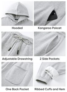 Signature <b>Jogger</b> <b>Set</b> Tracksuit for Men <b>Matching</b> Sportswear Outfit with Personalized Branding and Custom Color Options - Product Image 5