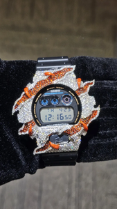 Reloj de Lujo para Hombre Starspire Jewels G SHO de Cuarzo ETA con Caja de Acero Inoxidable, Correa de Goma, Moissanita VVS, Estilo Ejecutivo Hip Hop Iced - Product Image 4