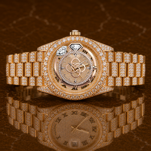 Custom Luxury Moissanite <b>Watch</b> Men Full <b>Diamond</b> Stainless Steel Quartz Wristwatch - Product Image 1