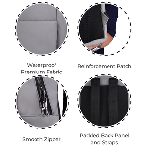 Premium Simili <b>Leather</b> 15 Inch Laptop <b>Backpack</b> 1037 Waterproof Business Men's Eco-Friendly USB Custom Logo <b>Large</b> Capacity Solar - Product Image 4