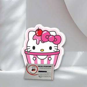 ถาดอะคริลิคติดขนตาปลอมลายเค้กสีชมพูเฮลโลคิตตี้ ประดับเชอร์รี่ ผีเสื้อ เพชร รูปทรงสี่เหลี่ยมผืนผ้าและสี่เหลี่ยมจัตุรัส - Product Image 6