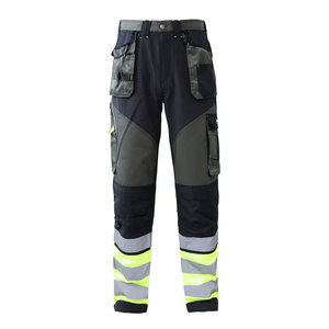 Pantalones de trabajo para hombre de marca privada en venta, pantalones de trabajo de color liso para hombre, pantalones de trabajo con múltiples bolsillos - Product Image 1