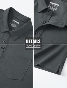 Camisas Casuales para Hombre, 100% Algodón, Antiarrugas, Manga Corta, Logotipo Personalizado, Fabricante de Ropa OEM ODM - Product Image 2