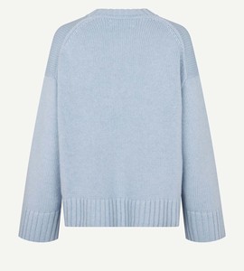 Pull en tricot moderne pour femme - Col rond - Pull chaud d'hiver - Haut en tricot décontracté pour femme - Couleur unie élégante - Respirant - Product Image 4