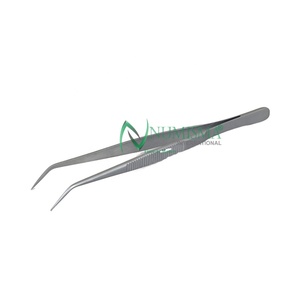 Pinces manuelles de qualité supérieure, à pointes angulées, en acier inoxydable, pinces à pansements, instruments chirurgicaux personnalisés - Product Image 3