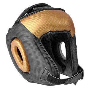 Protector de Cabeza de Taekwondo de Alta Calidad, Casco de Seguridad Transpirable de Cuero para Niños, Jóvenes y Adultos con Cierre de Velcro Personalizable - Product Image 1