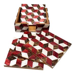 แผ่นรองกระดูกทำจากวัสดุธรรมชาติแผ่นรองจานทำจากไม้ฮอร์นที่ทำด้วยมือปรับแต่งได้ - Product Image 1