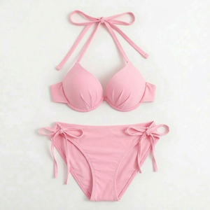 Bikini Sexy 2026, Traje de Baño de Dos Piezas con Cuello en V para Mujer - Product Image 2