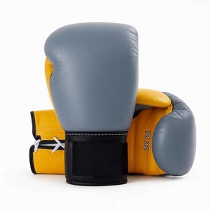 Guantes de Boxeo Profesionales al por Mayor, los Más Vendidos, de Cuero Genuino de Alta Calidad con Logotipo Personalizado, Guantes de Boxeo para Sparring - Product Image 4