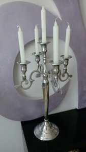 Brass Candelabra 3 Arm Candle Holder Home Decoration Durable Vintage Style Gold Finish Anti Slip Candle Stand <b>Wedding</b> Decoration - Product Image 6