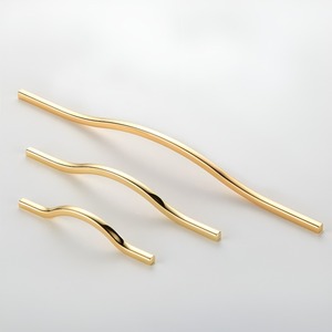 Wardrobe Stainless Steel <b>Adjustable</b> Gold Handle Light Luxury Modern Simple Drawer Cabinet Dresser Dining Eco-Friendly Designer - Product Image 2