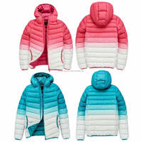 Vestes à capuche en Nylon pour hommes, en gros, léger, chaud, en plumes de canard, Logo personnalisé, noir, hiver