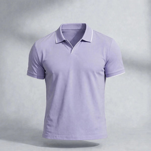เสื้อโปโลผู้ชายคุณภาพสูง ผ้าฝ้าย 100% 12 สี รับสั่งทำ ปักโลโก้ OEM  แบบเรียบ - Product Image 3