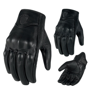 Guantes de Motocross Profesionales de Piel Sintética PU, Diseño Personalizado, Venta al Por Mayor, Resistentes al Viento, con Protección para Pantalla Táctil - Product Image 5