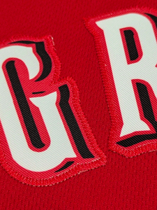 Maillot de baseball Cincinnati pour homme, manches courtes, rouge, boutons sur le devant, haut de sport d'équipe, coupe régulière, toutes saisons - Product Image 3