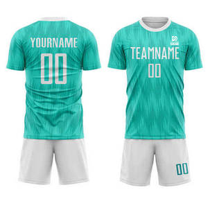 Uniforme de Fútbol Profesional al por Mayor, Impreso, 100% Poliéster, Ligero, Duradero, Servicios Personalizados OEM para Venta en Línea - Product Image 2