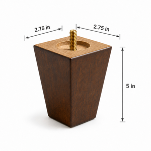 Solid Wood Square Furniture <b>Leg</b> <b>For</b> Table Home Office Minimalist Design Easy Installation Solid Wood Sofa <b>Leg</b> - Product Image 2