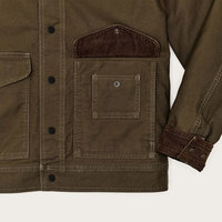 Blouson Bomber Homme en Velours Côtelé Marron Coupe Décontractée Vêtement de Travail Coupe-Vent Léger Streetwear