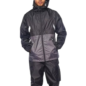 Chaqueta Deportiva Cortavientos Personalizada con Cremallera Completa para Hombre, Transpirable, Impermeable, Ligera, de Nailon Tejido, con Capucha, Diseño 2 en 1, para Invierno - Product Image 1