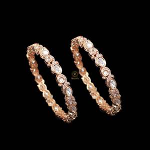 Tushi Polki Designer Bangles for Wedding Party & Gift-Trendy Style - Product Image 3