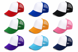 Casquette Trucker en Maille à 5 Panneaux Personnalisée en Gros, Casquette de Baseball d'Extérieur Unisexe 100% Polyester, Casquettes de Sport par Sublimation Courante - Product Image 4