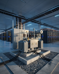 Transformador reductor refrigerado por aceite de varias capacidades, de 11 kV a 400 V, para sistemas de distribución eléctrica - Product Image 3