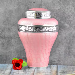 Wholesale Luxury Bronze Metal Cremation Urn Bulk <b>Memorial</b> Jar with Golden Butterfly Art and Polished Enamel Smooth Finish - Product Image 6
