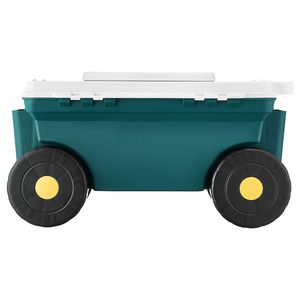 Carrello da Giardino 2 in 1 con Sedile e Maniglia, Capacità 103 kg, Leggero e Facile da Trasportare - Product Image 4