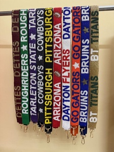 New Fashion Stylish College Team Beaded <b>Adjustable</b> <b>Straps</b> Personalized Sports Team Name Lanyard Team-Inspired Designs <b>Strap</b> 2026 - Product Image 4
