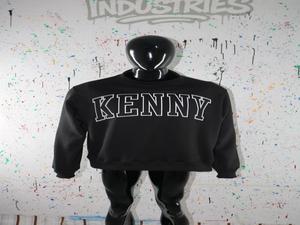 KENNY BLACK Men's Hooded Pullover Sweatshirt 100% Cotton Winter Wide <b>Neck</b> High Street Vintage Style Quick Dry Breathable Finer - Product Image 2
