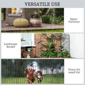 Recinzione in vinile anti-roditori da 6 piedi, zincata a caldo, con cancello per la privacy del giardino - Product Image 3