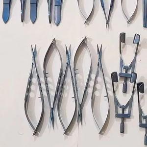 Juego de 27 piezas de instrumentos quirúrgicos oftálmicos de acero inoxidable alemán de alta calidad para cirugía manual de cataratas, kit de instrumentos quirúrgicos para ojos, CE 2024 - Product Image 2