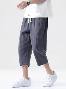 Pantalones Cortos Deportivos para Hombre al por Mayor de Alta Calidad con Diseño de Logotipo Personalizado, Pantalones Cortos Cargo Transpirables de Lona, Servicio OEM Informal - Product Image 5