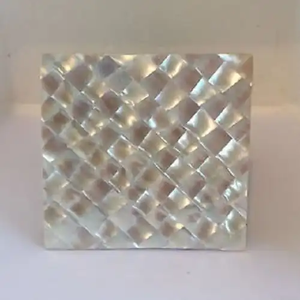 Posavasos de Nácar para Tazas de Té, Posavasos para Velas de Té con Incrustaciones de Concha, Accesorios de Decoración para Cocina y Mesa - Product Image 2