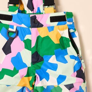 Salopettes de ski imperméables pour enfants, pantalons de neige d'hiver, salopettes de snowboard d'extérieur à bretelles réglables, vente en gros, OEM ODM personnalisé - Product Image 3